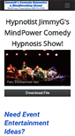 Mobile Screenshot of hypnotistjimmyg.com